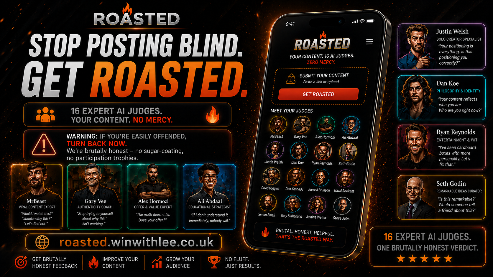 ROASTED Stop Posting Blind artwork
