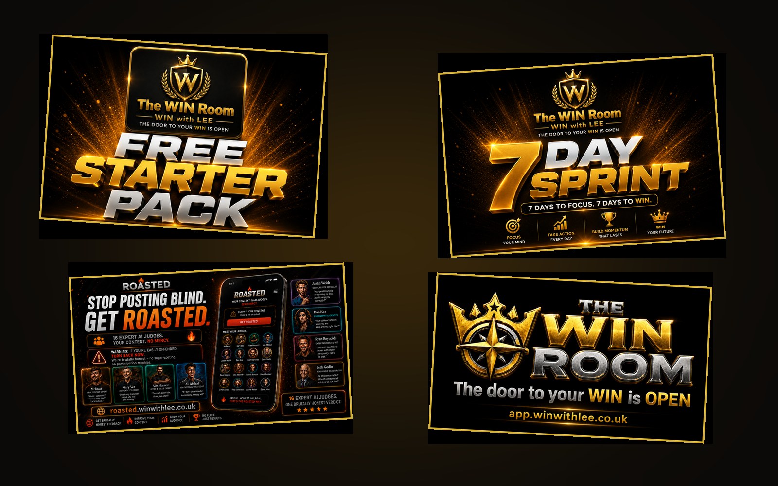 Done-for-you post and banner templates