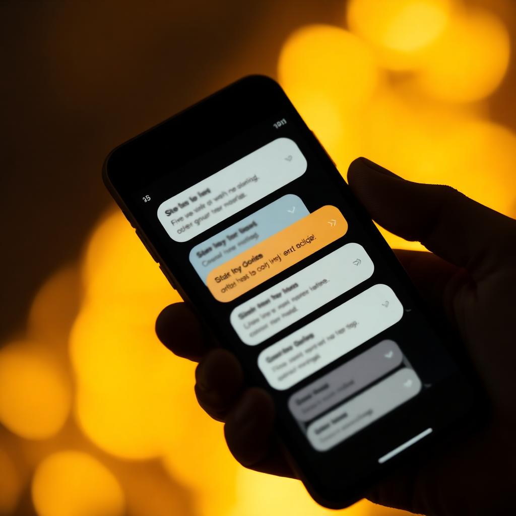 Scripts DM conversation open on a phone